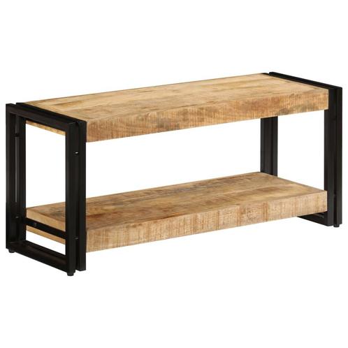vidaXL Tv-meubel 90x30x40 cm massief mangohout, Huis en Inrichting, Kasten | Televisiemeubels, 25 tot 50 cm, Nieuw, Overige houtsoorten