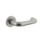 Intersteel Deurkruk Rond op rozet - aluminium, Verzenden, Nieuw