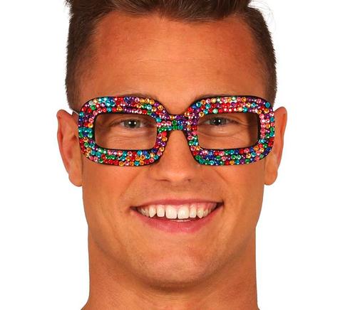 Pop Bril Glitters, Hobby en Vrije tijd, Feestartikelen, Nieuw, Verzenden