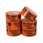Pp acryl tape low noise breekbaar fragile vorsicht 50 mm x, Ophalen of Verzenden