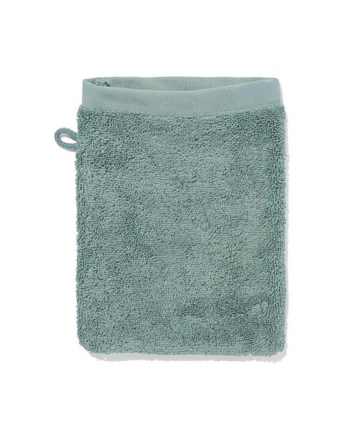 HEMA Washand hotelkwaliteit extra zacht groenblauw, Huis en Inrichting, Badkamer | Badtextiel en Accessoires, Nieuw, Verzenden