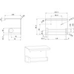 Wiesbaden Brush Toiletrolhouder - Mat Zwart, Huis en Inrichting, Badkamer | Badtextiel en Accessoires, Ophalen of Verzenden, Nieuw