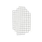 Italiaans design Wire Mesh display 1400 x 900 mm Zwart -, Zakelijke goederen, Kantoor en Winkelinrichting | Winkel en Inventaris