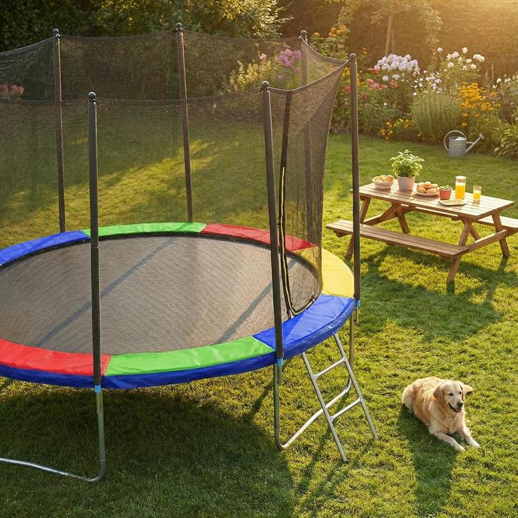 Rand Trampoline 366cm | 15mm Dikte | Laatste Stuks!, Kinderen en Baby's, Speelgoed | Buiten | Speeltoestellen, Brandweerpaal, Aanbouwonderdeel