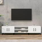 vidaXL Tv-meubel wit 180x31,5x40 cm bewerkt hout, Huis en Inrichting, Kasten | Televisiemeubels, Verzenden, 150 tot 200 cm, Nieuw