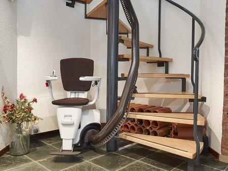 Traplift voor trap met bochten - Nieuw én 2ehands aanbod!, Diversen, Trapliften, Nieuw, Met bocht