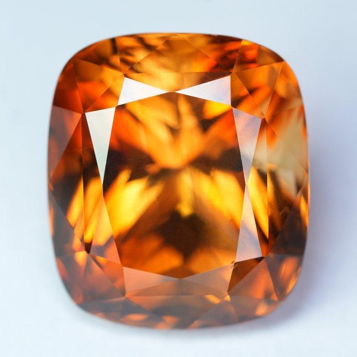 Oranje Topaas - 36.60 ct - nternational Colored Gemstone, Sieraden, Tassen en Uiterlijk, Edelstenen