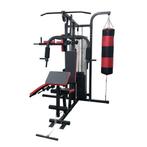 Krachtstation - home gym - met 68 kg gewicht - en bokszak, Ophalen of Verzenden, Nieuw