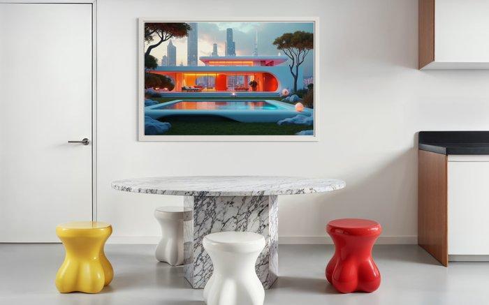 KOYA (1967) - Tokyo House Toile 1/1 XXL, Antiek en Kunst, Kunst | Designobjecten