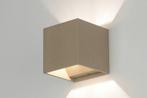 Rietveld Wandlampen - Taupe - Metaal, Huis en Inrichting, Lampen | Wandlampen, Verzenden, Nieuw