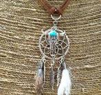 RVS_ketting - dromenvanger met skullhoofd - veren - hand, Verzenden, Nieuw