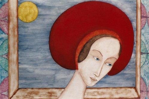 Nicolas Wind - Angel By The Window, Antiek en Kunst, Kunst | Schilderijen | Modern