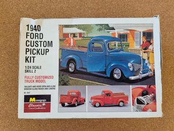 Monogram 85-2337 1940 Ford Custom Pickup 1:24 beschikbaar voor biedingen