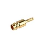Insteeknippel Argon/menggas male x 4mm slangpilaar, Verzenden, Nieuw