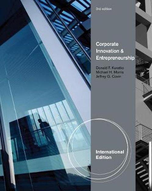 Corporate innovation & entrepreneurship, 9781111526917, Boeken, Studieboeken en Cursussen, Zo goed als nieuw, Verzenden