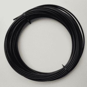 Remkabel rol 50 meter Zwart (GEVOERD), Fietsen en Brommers, Fietsonderdelen, Nieuw, Verzenden