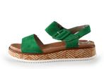 Rieker Sandalen in maat 39 Groen | 10% extra korting, Verzenden, Sandalen of Muiltjes, Zo goed als nieuw, Groen
