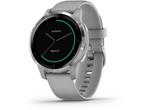 Garmin vívoactive 4S - Smartwatch - GPS met muziek - Zilver, Verzenden, Zo goed als nieuw