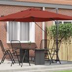vidaXL Parasol Terracotta 351 x 250 x 260 cm Polyester en, Verzenden, Nieuw, 2 tot 3 meter