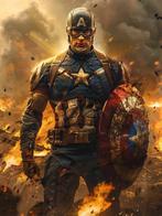 Shayer - Captain America – Shield of Justice - XL - 60x80cm, Nieuw in verpakking