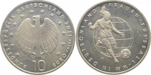 Duitsland 10 Euro 2011 Entwurf v Hoyer Frauen voetbal mit..., Postzegels en Munten, Munten | Europa | Niet-Euromunten, Verzenden
