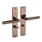 Lusso geveerd op schild wc 63/8 PVD glanzend brons, Ophalen of Verzenden, Nieuw, Overige materialen, Klink of Kruk