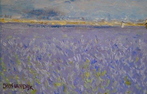 Chris van Dijk (1952) - Impressionist, La vallée des, Antiek en Kunst, Kunst | Schilderijen | Klassiek
