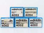 Märklin H0 - 4052/4053/4054 - Modeltrein (5) - 5x 4-assig, Nieuw