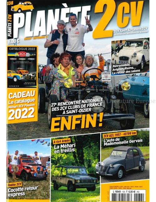 PLANÈTE 2CV (JUL-SEPT 2022), Boeken, Auto's | Boeken