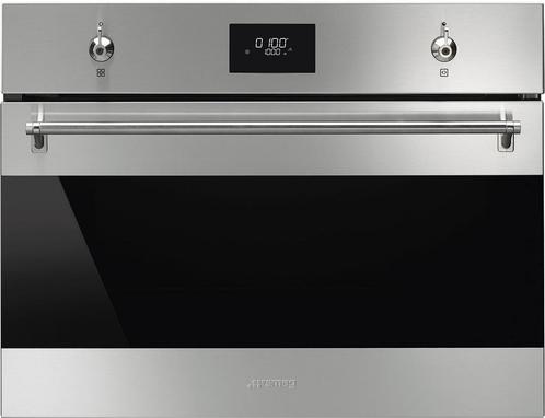 Smeg SO4301M1X inbouw oven met magnetron - rvs, Witgoed en Apparatuur, Ovens, Inbouw, Hete lucht, Nieuw, Oven met grill, 45 tot 60 cm