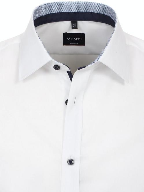Venti Heren Overhemd Non Iron Wit Body Fit 134024500-000, Kleding | Heren, Overhemden, Wit, Nieuw, Verzenden