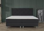 ACTIE! Boxspring Porto 140 200 Zwart, Verzenden, Zwart, Nieuw, 140 cm