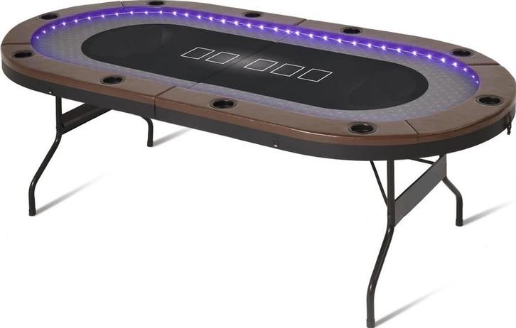 Pokertafel * Pokertop * Pokerkoffer * Poker * Ruim aanbod !, Hobby en Vrije tijd, Gezelschapsspellen | Overige, Nieuw, Ophalen of Verzenden