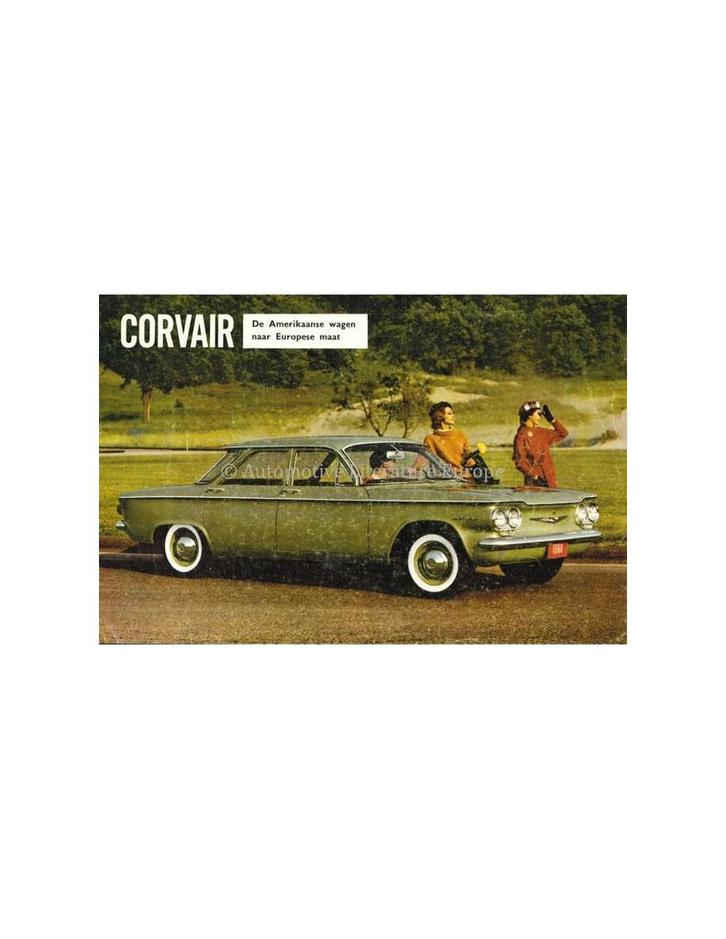 1960 CHEVROLET CORVAIR BROCHURE NEDERLANDS, Boeken, Auto's | Folders en Tijdschriften, Chevrolet