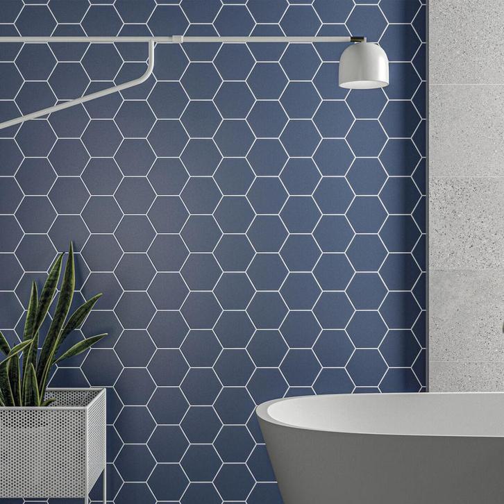 Vloertegel/Wandtegel Donkerblauw 15x17cm (Muurtegels), Doe-het-zelf en Verbouw, Tegels, Minder dan 20 cm, Minder dan 20 cm, 10 m² of meer