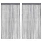 Voordelige Koordgordijnen Antraciet - 140x250 - Retourdeal, 100 tot 150 cm, 200 cm of meer, Nieuw, Ophalen of Verzenden