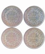 Frankrijk. 10 Francs 1970 Hercule (lot de 4 monnaies en, Postzegels en Munten, Munten | Europa | Niet-Euromunten