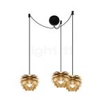 Umage Silvia mini Cannonball Hanglamp 3-lichts, messing/kabe, Verzenden, Nieuw
