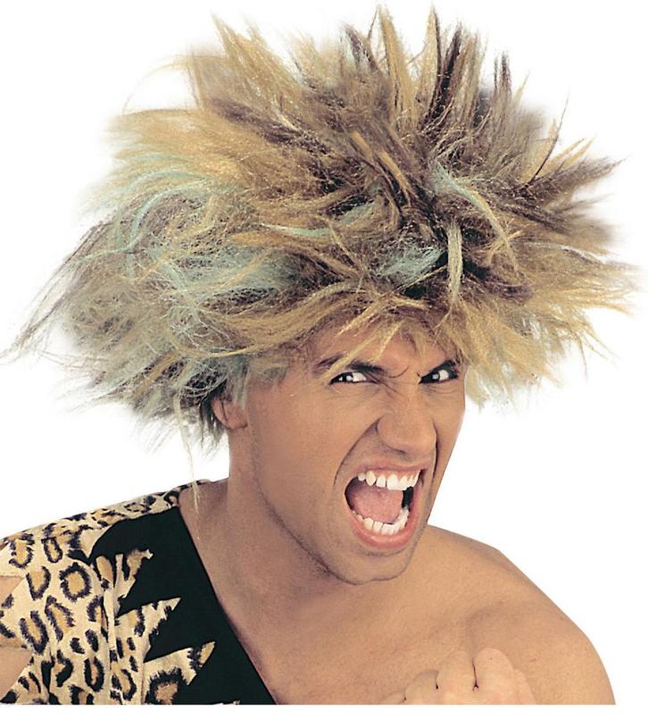 Pruik Holbewoner, Hobby en Vrije tijd, Feestartikelen, Nieuw, Verzenden