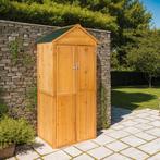 Tuinkast met puntdak - bruin, Verzenden, Nieuw