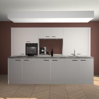 Zijdegrijze keuken Lodz 67651, Huis en Inrichting, Keuken | Complete keukens, Verzenden