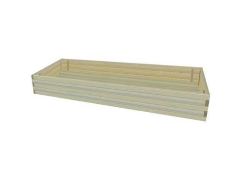 Veiling - Plantenbak grenenhout 197x100x28cm, Tuin en Terras, Bloempotten