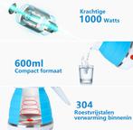 Waterkoker - Elektrisch - 0,6 liter - 1000W - Blauw •, Verzenden, Zo goed als nieuw