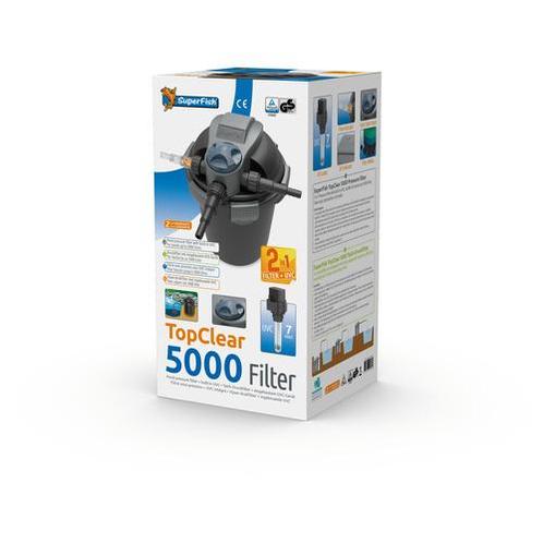 SuperFish TopClear 5000 Filter - UV drukfilter, Tuin en Terras, Vijver-toebehoren, Ophalen of Verzenden
