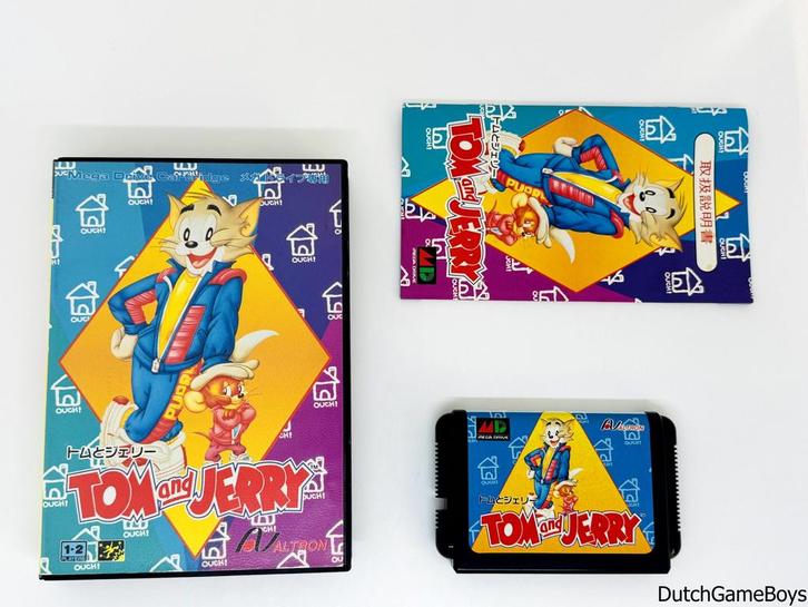 Sega Megadrive - Tom & Jerry - Japan, Spelcomputers en Games, Games | Sega, Gebruikt, Verzenden