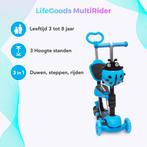 2dekans | LifeGoods MultiRider - Kinderstep met Duwstang - 3, Ophalen of Verzenden, Zo goed als nieuw
