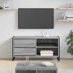 vidaXL TV-kast met lade Grijs Sonoma 100 x 36 x 49,5 cm, Minder dan 50 cm, Verzenden, Nieuw, Minder dan 100 cm