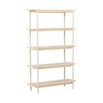 *WOONWINKEL* Openkast Met Vijf Planken Whitewash, Verzenden, Nieuw