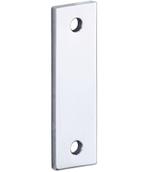 Vulplaat tbv raamsluiting 3 mm rechthoekig glans chroom, Doe-het-zelf en Verbouw, Glas en Ramen, Verzenden, Nieuw