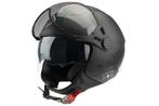 Helm Vito Jethelm met zonnevizier Lavori Fashion mat zwart, Fietsen en Brommers, Brommerhelmen, Ophalen of Verzenden, Nieuw, Vito